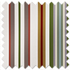 The British Stripe Co. Elizabeth, Highlands No.1 - Twist&Fit Roman Blind